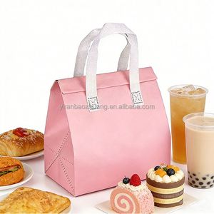 Sac isotherme pliable personnalisé avec logo imprimé pour la livraison de café à emporter, garde au chaud - Product Image 1
