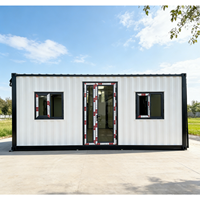 Maison conteneur extensible à double aile - Villa étanche et antirouille pour camping de luxe et maison préfabriquée multi-niveaux