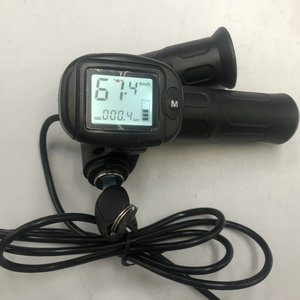 Xe đạp điện hiển thị + ga Scooter Accelerator MTB bộ phận 36v48v60v điện áp có thể điều chỉnh hiển thị tốc độ và mức độ pin ODO - Product Image 5