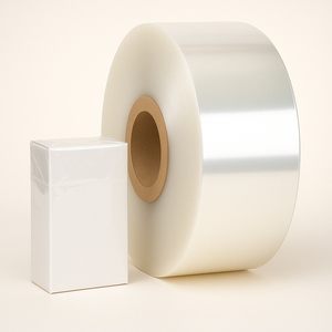 Bopp bao bì phim cuộn cho nước hoa, điện tử, thực phẩm, và hộp mỹ phẩm cao rõ ràng thu nhỏ bọc phim Nhà cung cấp Trung Quốc - Product Image 3