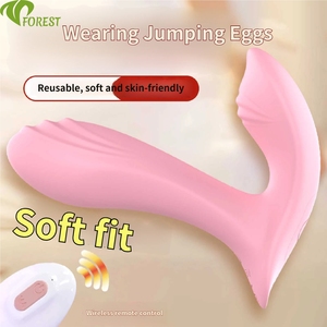 Vibrator OEM Sextoy 10 Kecepatan dengan Remote Control, Mainan Seks Dewasa, Vibrator Celana Dalam yang Dapat Dipakai dengan Remote, Vibrator Sit and Ride - Product Image 1