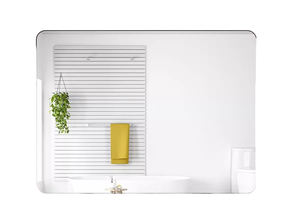 Espejo de baño rectangular no perforado <span class=keywords><strong>autoadhesivo</strong></span> montado en la pared y pegado en la pared para inodoro - Product Image 6