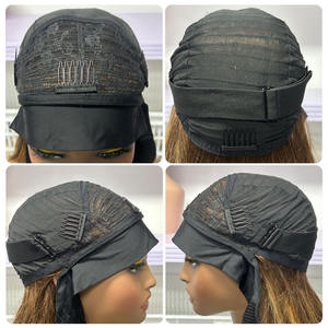 Perruque bandeau longue et droite en cheveux humains bruts, densité 200%, couleur 4/27, 20 pouces, personnalisée, en soie glacée, pour femmes - Product Image 2