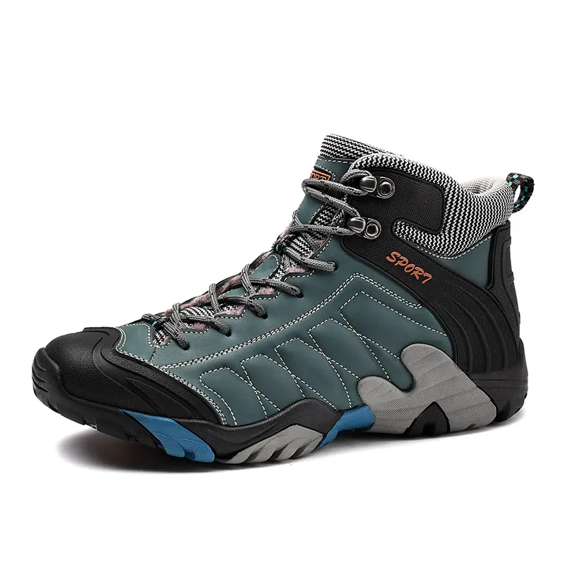WINTER Thermal Men's A2058 High-Cut Fleece 38-46 Waterproof Anti-Slip Winter Snow Boots Trekking Shoes