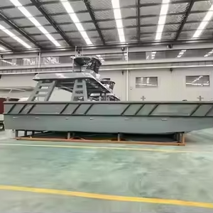 Barge de Débarquement de 14 Mètres avec Timonerie Surélevée Bateau à Faible Tirant d'Eau pour Transfert de Fret et Accostage sur Plage Ferry Rapide en Aluminium pour Marchandises - Product Image 2