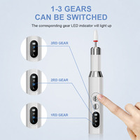 Lime à ongles électrique, ponceuse et polisseuse à ongles rechargeable portable 45000 tr/min pour le nail art