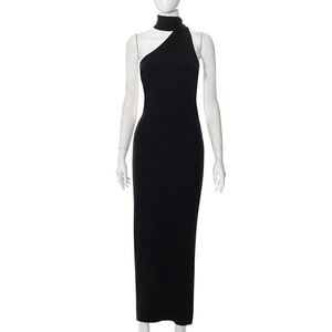 Venta al por mayor de vestidos de fiesta de las mujeres de la señora elegante sin espalda vestido de látex <span class=keywords><strong>ropa</strong></span> de otoño - Product Image 6