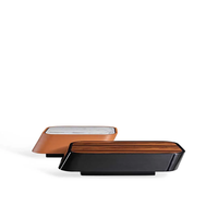 Table basse de salon haut de gamme en bois naturel personnalisable pour villa de luxe et projets commerciaux