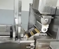 Machine automatique de formage de falafels et de friture de galettes de pois chiches pour usine alimentaire, restaurant et ligne de production commerciale