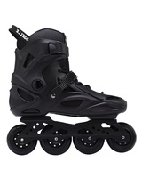 Patins à roulettes en ligne pour adultes EACH Wholesale, modèle Roselle, avec cadre en alliage d'aluminium, semelle en cuir, pour patinage professionnel en extérieur, EVA