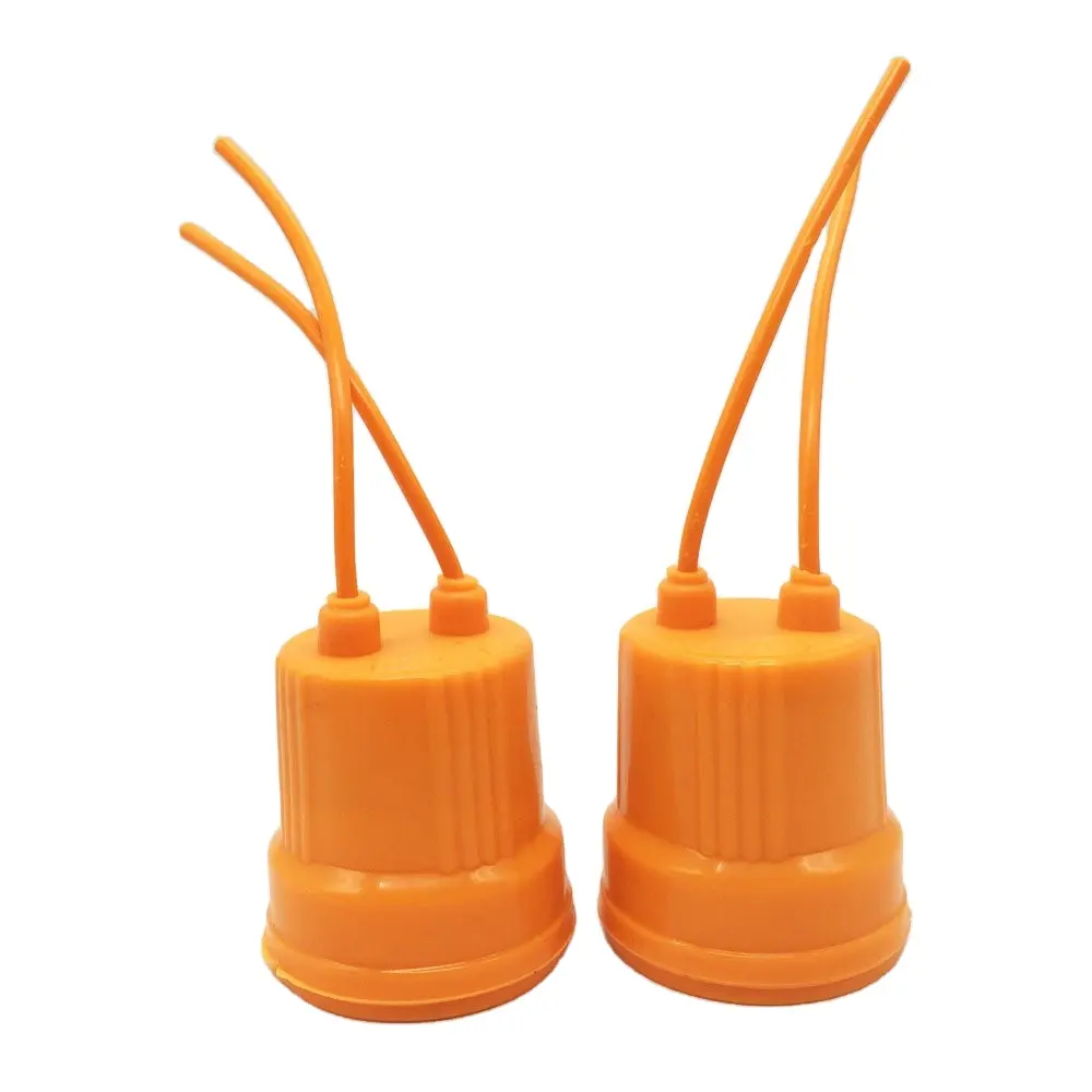 Support de lampe E27 étanche, Orange gingembre, socle à vis pour lampe suspendue