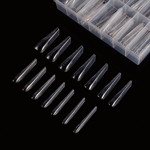 Pegatinas de guía personalizadas para uñas, moldes duales para extensión rápida de uñas postizas con caja - Product Image 6