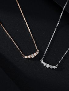 Collier Xinfly Style 2024 en or 18 carats avec diamant naturel de 0,23 ct, collier à chaîne tendance - Product Image 4