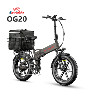 Fourniture entrepôt local Italie vélo électrique pliant pneu large 20 pouces porte bagage caisse livraison ville chemin - Product Image 1
