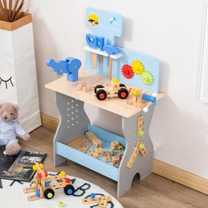 Jeu de table Montessori en <span class=keywords><strong>bois</strong></span> pour bébé, écrou, vis, outil d'établi, activité éducative, jouets d'apprentissage pour enfants - Product Image 5