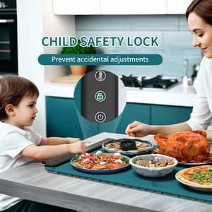 110/220V Opvouwbare Siliconen Houden Voedsel <span class=keywords><strong>Warmer</strong></span> Opwarmen Lade Verstelbare Temperatuur Schotel Verwarming Plaat Verwarming Pad Voor Voedsel - Product Image 5