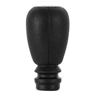 Pommeau de levier de vitesse en cuir noir ergonomique pour voiture Peugeot Citroën, pour modèles 307 308 C2 C3 - Product Image 2