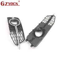 Grille de pare-chocs inférieure S-Line pour Audi A6 C7 2012-2014 avec trou ACC, garniture chromée, référence OE 4G0807681E 4G0807681K, vente en gros
