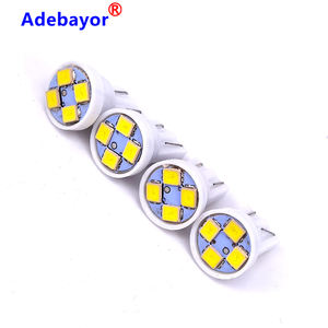 T10 Ampoule Socket W5W 194 168 2835 4 SMD Voiture <span class=keywords><strong>Led</strong></span> Wedge Tableau de Bord Jauge Lumière <span class=keywords><strong>12</strong></span> <span class=keywords><strong>Volts</strong></span> <span class=keywords><strong>Automobile</strong></span> Intérieur Light Car Lampe De Lecture - Product Image 6
