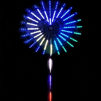 Weihnachts-Feiertagsdekoration Wasserdichte IP65 Outdoor-Display RGB Smart Tree LED-Streifen Dekoration Feuerwerk-Lichter