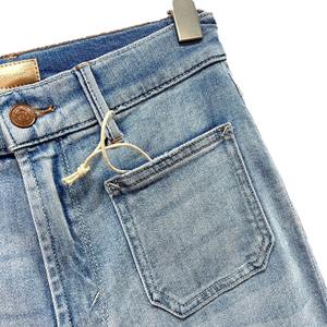 Avrupa ve amerika birleşik devletleri'nde yeni modeller aynı yüksek belli açık mavi lexan Hanma yumuşak geniş bacaklı alevlendi kot - Product Image 5