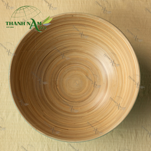 ชามผลไม้ไม้ไผ่สปันแบบคลาสสิกจากโรงงานผู้ผลิต (OEM) เป็นมิตรกับสิ่งแวดล้อม น้ำหนักเบา ใช้แล้วทิ้ง ความจุ 10 ลิตร สำหรับวางบนโต๊ะอาหารในครัว เหมาะสำหรับงานเลี้ยง - Product Image 2