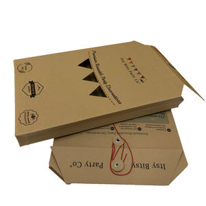 <span class=keywords><strong>Busta</strong></span> di carta Kraft personalizzata per buste postali in cartone <span class=keywords><strong>A4</strong></span> espandibile con truciolo bianco - Product Image 6