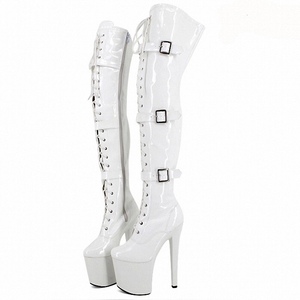 Night Club Pole Dance Large Size Platform Trendy Long Thigh High Boots Stripper Shoes - Product Image 3