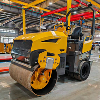 Rouleau compresseur routier à pneus en caoutchouc de 2 tonnes, 3 tonnes, 5 tonnes, 8 tonnes, compacteur d'asphalte entièrement hydraulique, certifié CE
