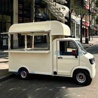 Voiture de restauration électrique à quatre roues personnalisable avec batterie au lithium, garantie 1 an, pour utilisation en extérieur sur la route