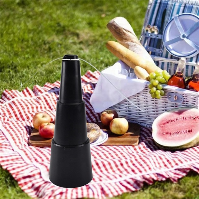 Outdoor Indoor USB/Batteries Rechargeable Solid State Fly Repellent Fan with 20-50m Coverage Long-Lasting for Table Use