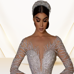 Haute qualité Offre Spéciale nouvelle mode élégante dentelle personnalisée grande taille robe de soirée de mariage pour femmes - Product Image 1