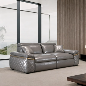 Canapé inclinable de luxe moderne Runwood pour cinéma maison avec fonctions de massage extensibles - Product Image 3