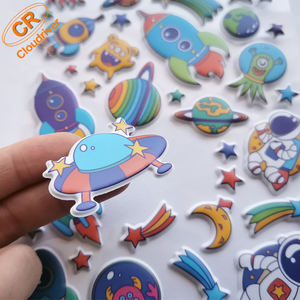 2025 Wholesale Custom Cartoon <strong>Sticker</strong> Sheets NEW Designs 3mm Thickness Puffy <strong>Stickers</strong> for <strong>Kids</strong> - Product Image 2
