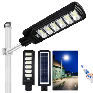 ไฟถนนโซลาร์เซลล์ LED ออลอินวัน 600W สว่างพิเศษ IP65 สำหรับภายนอกอาคาร พร้อมเซ็นเซอร์และรีโมทคอนโทรล สำหรับถนน รับประกัน 3 ปี - Product Image 3
