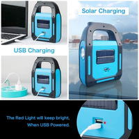 Lampe de poche portable COB rechargeable à énergie solaire de qualité supérieure en matériau PC, 20-35 lumens, multifonctionnelle, haute qualité