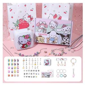 Set Premium para Hacer Pulseras con Dijes para Niñas, con Cuentas Coloridas y Dijes, Cadena de Acero Inoxidable, Kit de Manualidades de Joyería - Product Image 6