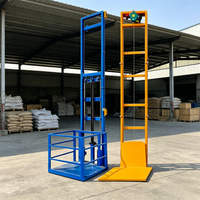 Hydraulischer Lagerhaus-Elektrolift Fracht-Aufzug Haushalts-Kleinhebebühne Einfacher Aufzug Lagerhaus-Einzelbahnlift