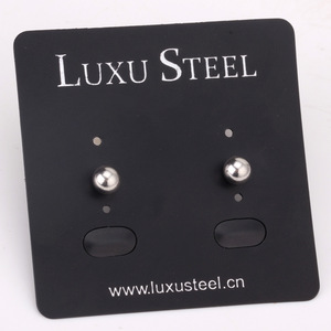 Stainless <b>Steel</b> <b>Ball</b> Stud Earrings 10mm Gold Plated Minimalist Everyday Wear Women's Jewelry - Product Image 3