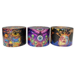 Custom <b>Grinder</b> Zink Alloy Round Portable Easy to Carry for Daily Use American Style Wholesale - Product Image 3