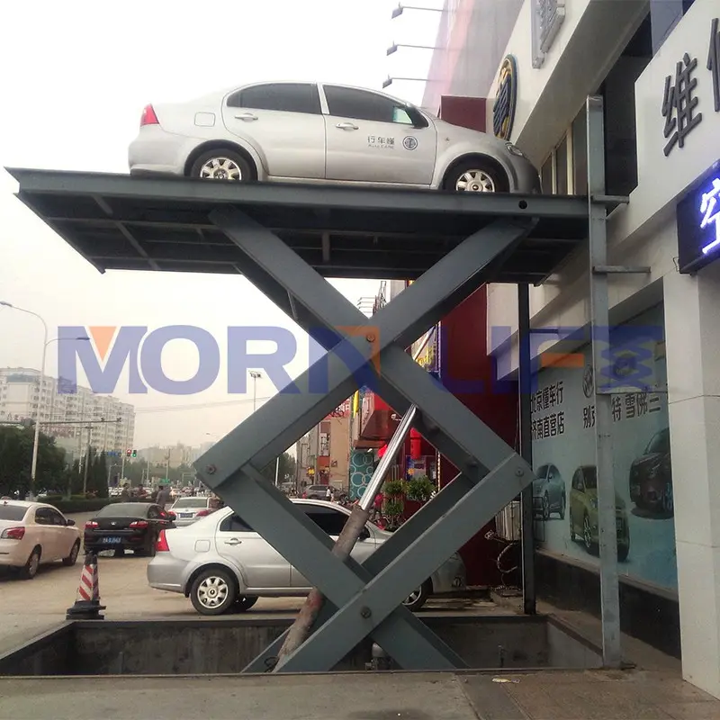 MORN 3000kg 4000kg 5000kg hydraulic vertical home garage stationary scissor car lift table platform