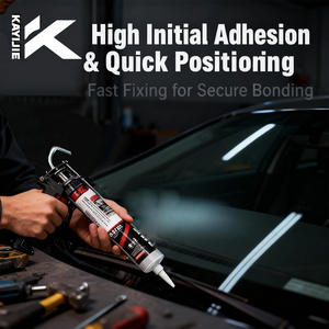 Colle pour <span class=keywords><strong>pare</strong></span>-<span class=keywords><strong>brise</strong></span> KAYIJIE, formule avancée à séchage rapide, adaptée au verre avant et arrière des bus, 300 ml - Product Image 2