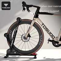 Support de stationnement portable TOSUOD pour vélos – Barres parallèles pliables pour VTT et vélos de route – Présentoir et support d'atelier