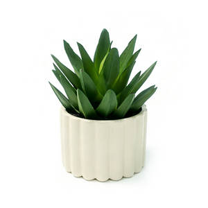 Maceta <span class=keywords><strong>de</strong></span> Cerámica Ecológica con Diseño <span class=keywords><strong>de</strong></span> <span class=keywords><strong>Flor</strong></span> Suculenta, Decoración Artística Creativa, Planta Suculenta Artificial <span class=keywords><strong>Echeveria</strong></span> en Maceta, Decoración para Hogar y Escritorio - Product Image 1