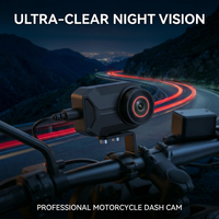 Caméra de conduite pour moto HD 1080P, étanche, WIFI, caméscope DVR pour vélo électrique de montagne, caméra de casque de moto
