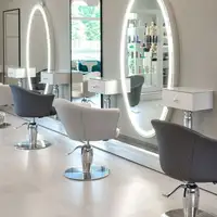 Salón de Peluquería y estética Toro: espejos retroluminados con Space  Lighting - Iluminación