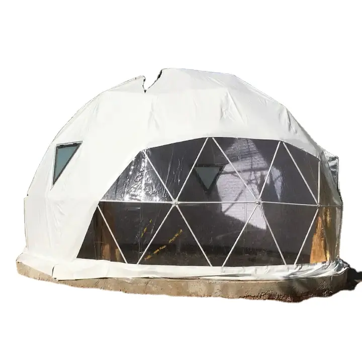 6m 8m 10m Coated Canvas Luxury Glamping Dome Tent Clear Transparent Outdoor Air Tent for Camping tents camping outdooR