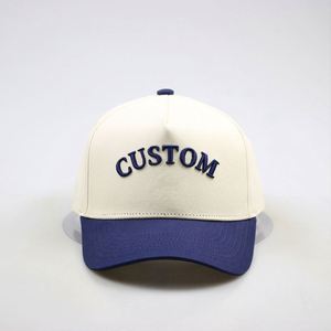 Custom 3D Embroidery Logo Curved Brim Street Style One Size Multi-Panel Adjustable Snapback Cap Wholesale Supplier Headwear - Product Image 2