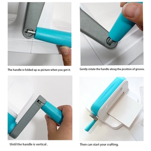 Hướng dẫn sử dụng A4 Die Cutter giấy scrapbooking công cụ DIY <span class=keywords><strong>Craft</strong></span> Die cắt và dập nổi máy cho Handmade thẻ làm - Product Image 2