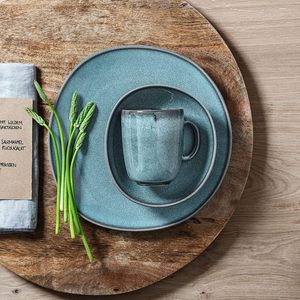 Taza de Café de Cerámica Hecha a Mano, Estilo Nórdico, con Esmalte Reactivo, para Primavera/Verano, Taza de Leche de Cerámica con Detalles Metálicos - Product Image 6